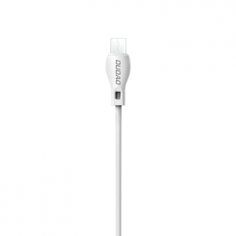 Dudao L4M kabel USB / micro USB 2.4A 1m, bílý