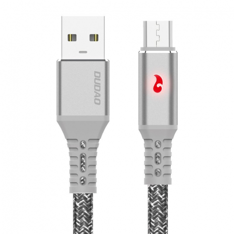 Dudao L7X kábel USB / Micro USB 3A 1m, sivý (L7xM Micro)