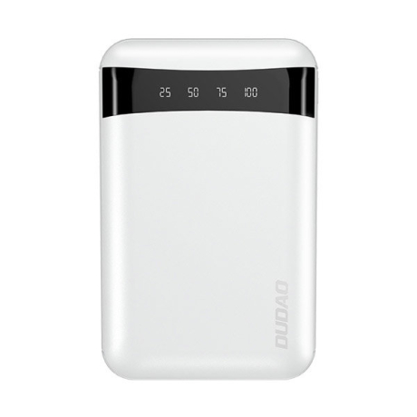 Dudao K3Pro Power Bank 10000mAh 2x USB, biely (K3Pro mini)