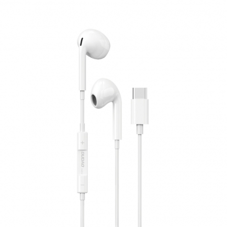 Dudao X14Pro sluchátka do uší USB-C, bílé (X14PROT)