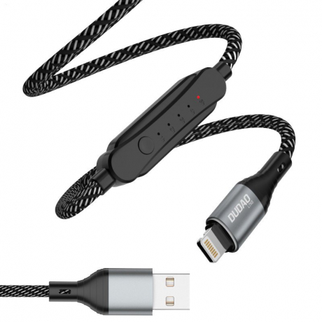 Dudao L7 kábel USB / Lightning 5A 1m, fekete (L7xsL)