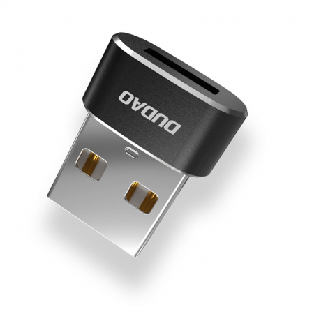 Dudao L16AC adaptér USB-C / USB, černý (L16AC black)