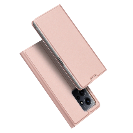 Dux Ducis Skin Pro knižkové puzdro na Xiaomi Redmi Note 12, ružové