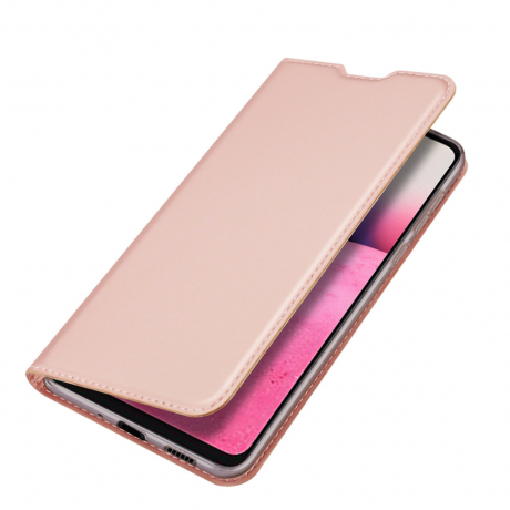 Dux Ducis Skin Pro knižkové kožené puzdro na Samsung Galaxy A33 5G, ružové