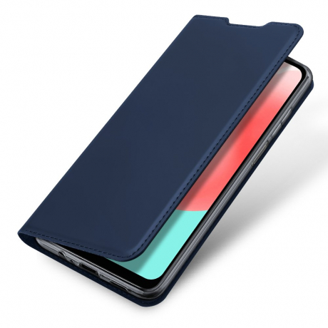 DUX DUCIS Skin Pro knižkové kožené puzdro na Samsung Galaxy A32 5G, modré