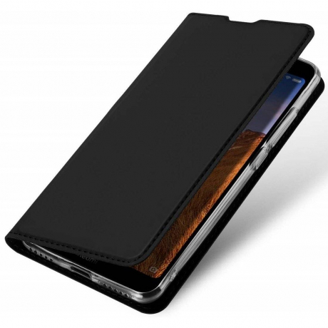 DUX DUCIS Skin Pro knížkové kožené pouzdro na Huawei P Smart 2020, černé