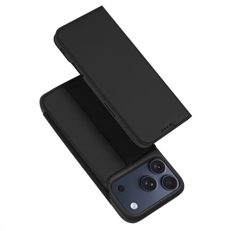 Dux Ducis Skin Pro preklopna maska za iPhone 18 Pro / 17 Pro, crna