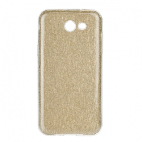 Forcell Shining silikonový kryt na Samsung Galaxy J3 2017, zlatý