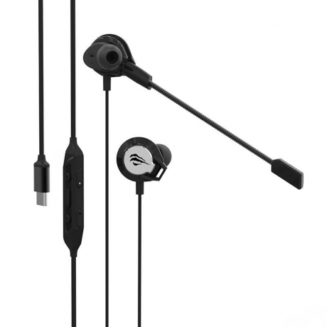 Havit GE05 herní sluchátka do uší USB-C, černé (GE05)