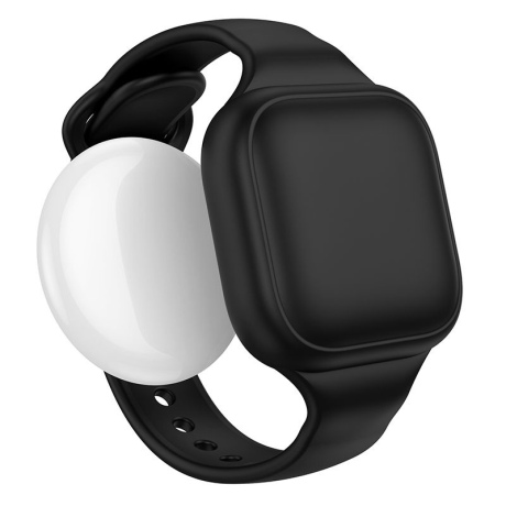 Hoco E91E dječja lokacijska narukvica Apple FindMy, crna