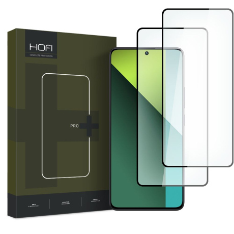 HOFI Glass Pro Full Screen 2x ochranné sklo na Xiaomi Redmi Note 13 5G / 13 Pro 4G 5G, černé