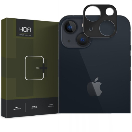HOFI Alucam Pro ochranné sklo na kameru na iPhone 15 / 15 Plus, čierne