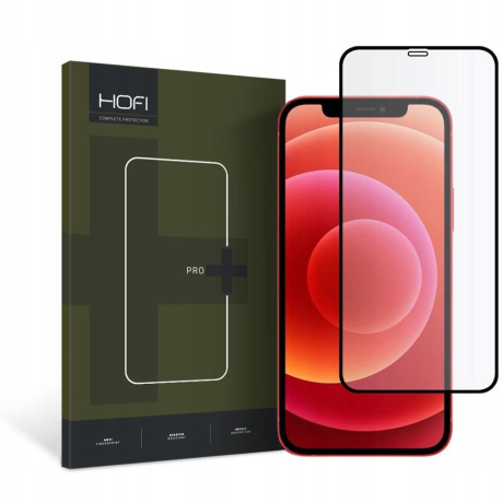 HOFI Full Pro ochranné sklo na iPhone 12 / 12 Pro, čierne