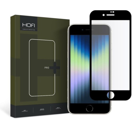 HOFI Tempered Glass Pro ochranné sklo na iPhone 7 / 8 / SE 2020 / 2022, černé