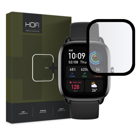 HOFI Hybrid ochranné sklo na Xiaomi Amazfit GTS 4 Mini, čierne