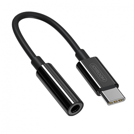 Joyroom Ben Series adaptér 3.5 mm jack / USB-C, čierny (SH-C1)