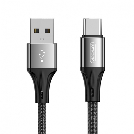 Joyroom Fast Charging kábel USB / USB-C 3A 1m, čierny (S-1030N1)