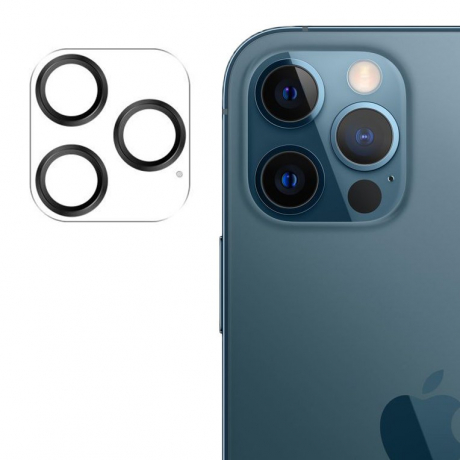 Joyroom Shining tvrzené sklo na kameru na iPhone 12 Pro, černé (JR-PF688)