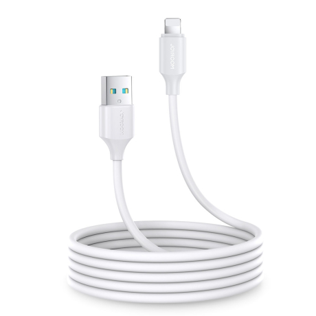 Joyroom Fast Charging kábel USB / Lightning 2.4A 2m, biely (S-UL012A9)