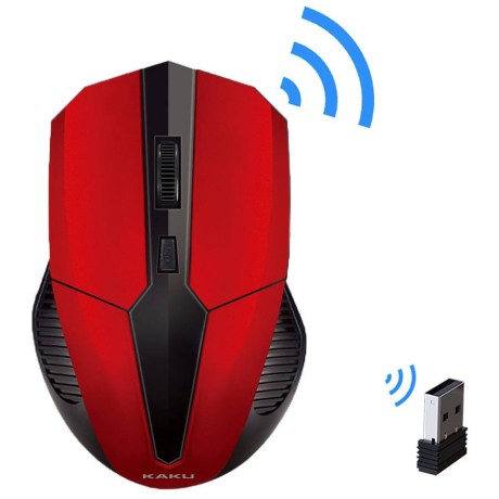 KAKU KSC-378 bezdrôtová myš, červená