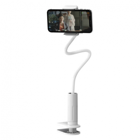 KAKU Lazy Holder flexibilný držiak na mobil do 6.5'', biely (KSC-335)