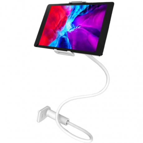 KAKU Lazy Holder flexibilní držák na mobil a tablet do 10.6'', bílý (KSC-430)