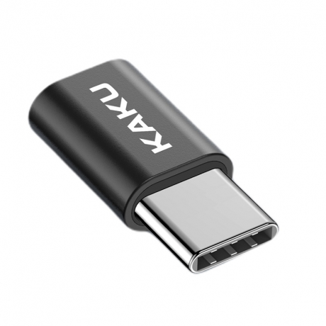 KAKU adaptér USB-C / Micro USB, čierny (KSC-531)