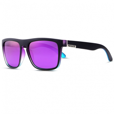 KDEAM Sunbury 3 slnečné okuliare, Black & Purple / Purple (GKD004C03)