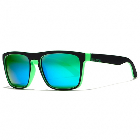 KDEAM Sunbury 6 slnečné okuliare, Black & Green / Green (GKD004C06)
