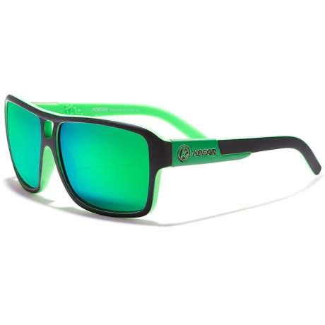 KDEAM Bayonne 3 slnečné okuliare, Black / Green (GKD006C03)