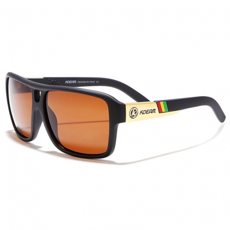 KDEAM Bayonne 5 slnečné okuliare, Black / Brown (GKD006C05)