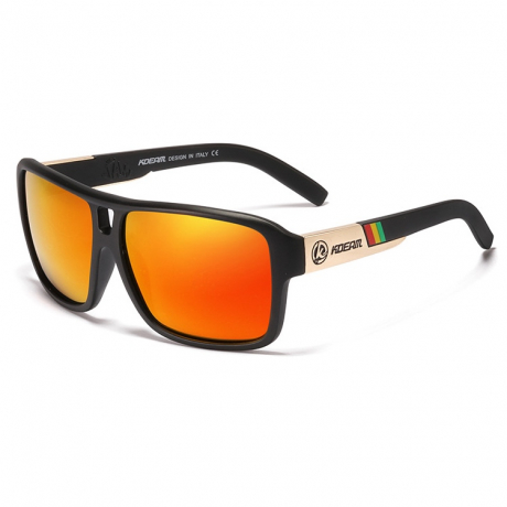 KDEAM Bayonne 13 slnečné okuliare, Black / Orange (GKD006C13)