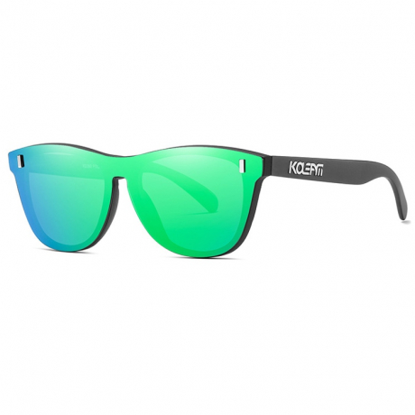KDEAM Reston 6 slnečné okuliare, Black / Green (GKD007C06)
