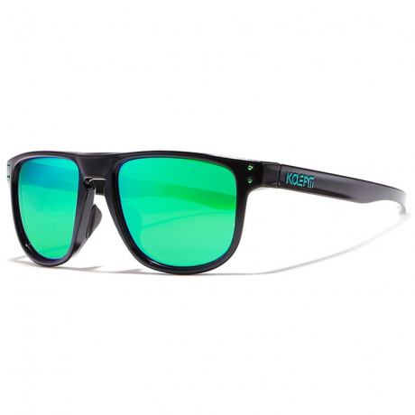 KDEAM Enfield 2 slnečné okuliare, Black / Green (GKD010C02)