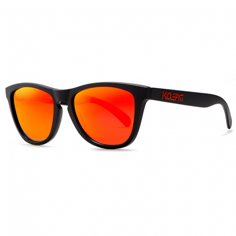 KDEAM Canton 2 sluneční brýle, Black / Red (GKD012C02)