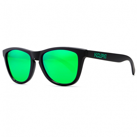 KDEAM Canton 3 slnečné okuliare, Black / Green (GKD012C03)