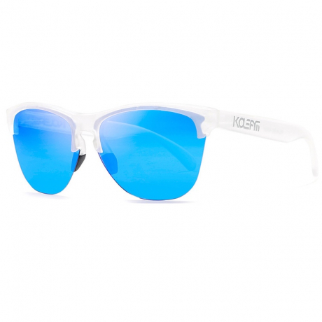KDEAM Borger 4 slnečné okuliare, White / Blue (GKD019C04)