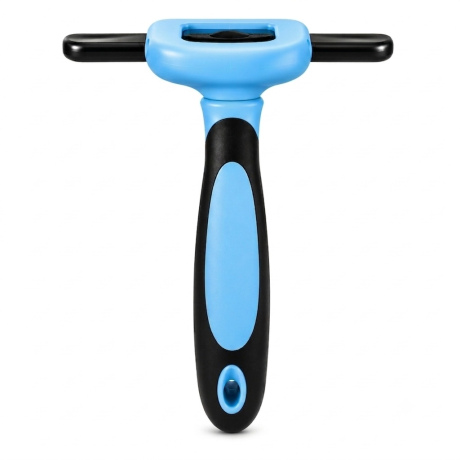 Livefy hrebeň na vyčesávanie srsti Trimmer, modrý