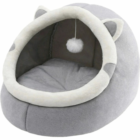 Livefy Cat House pelech pre mačky, sivý