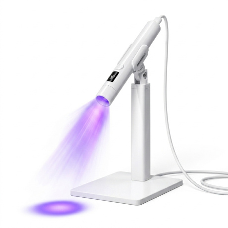 Livefy Nail UV LED svetilka za nohte + držalo, bela