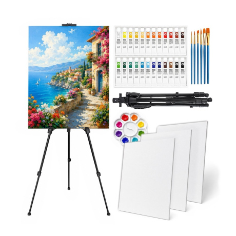 Livefy Paint Art maliarska sada so stojanom 35ks