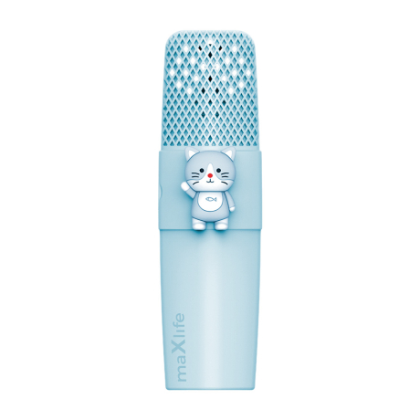 Maxlife MXBM-500 Bluetooth Karaoke mikrofón, modrý