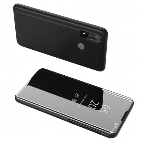 MG Clear View knížkové pouzdro na Huawei P Smart 2020, černé