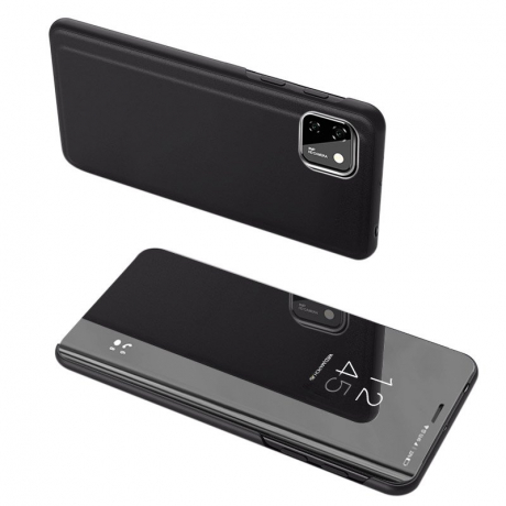 MG Clear View knížkové pouzdro na Huawei Y5p, černé