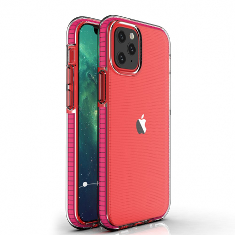 MG Spring Case silikónový kryt na iPhone 12 mini, ružový