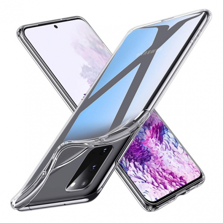 MG Ultra Clear 0.5mm silikonový kryt na Samsung Galaxy S20 FE 5G, průsvitný