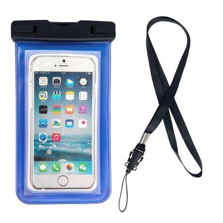 MG Swimming Bag vodotesné puzdro na mobil 6.7'', modré