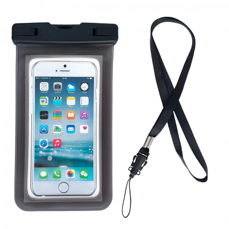 MG Swimming Bag vodotěsné pouzdro na mobil 6.7'', černé