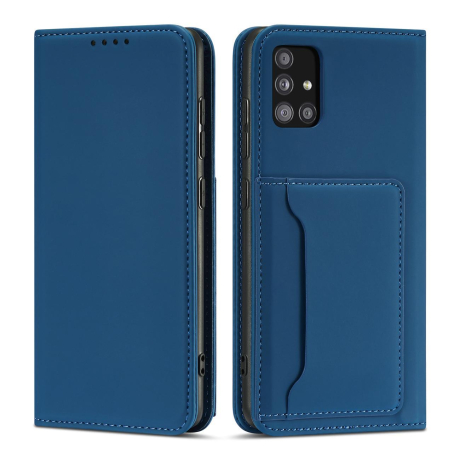 MG Magnet Card knížkové kožené pouzdro na Samsung Galaxy A53 5G, modré