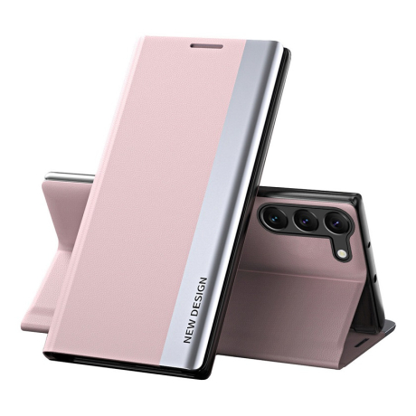 MG Sleep Case Pro knížkové pouzdro na Samsung Galaxy S23 Plus, růžové